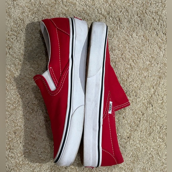 Vans Custom Racing Red Slip-On - Picture 3 of 4